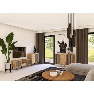Obrazek Komoda Namir 3D2S 1 dąb craft złoty
