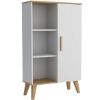 Obrazek Witryna L Dita white/oak sonoma