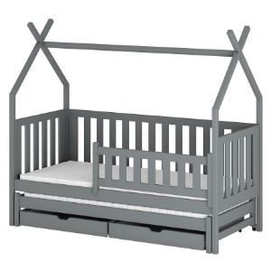 Łóżko Domek Tytus 90x200 grey
