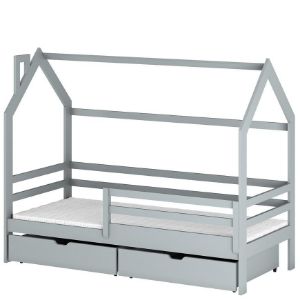 Łóżko Domek Lila 80x160 grey