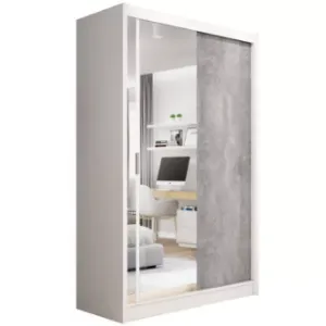 Szafa Stone 150 biały/beton