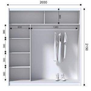 Obrazek Szafa CRAFT 203 dąb craft