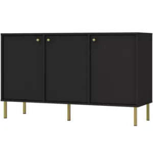 Komoda Tokyo 2  3F czarny grafit 813