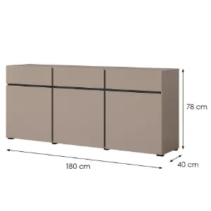 Obrazek Komoda Cross3d3s Congo/Czarny