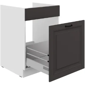 Obrazek Szafka kuchenna Stilo grafit mat/biały 60ZL 1S BB