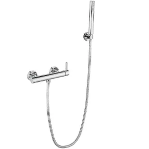 Bateria natryskowa Ilma z zestawem wannowym chrom