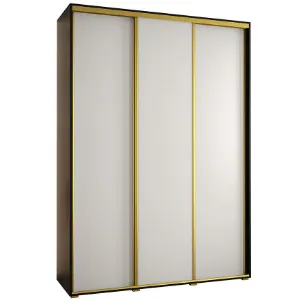 Szafa 45 Canaris 1 190 czarny/biały/gold