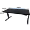 Obrazek Biurko Gamingowe Low Elektr. Czarne 120x60x2.8 Model 2