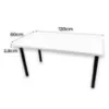 Obrazek Biurko Gamingowe Top Białe 120x60x2.8 Model 0