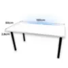 Obrazek Biurko Gamingowe Top Białe 120x60x2.8 Model 1