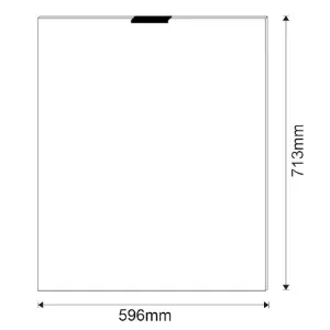 Obrazek Front Zmywarki LOFT II 60X720 grafit