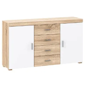 Komoda Remos 2D4S sonoma/biały