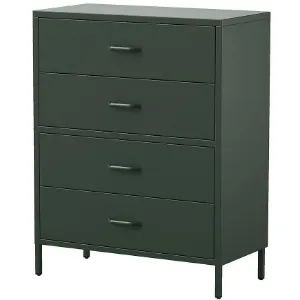 Komoda Metalowa Carla Modern Bottle Green