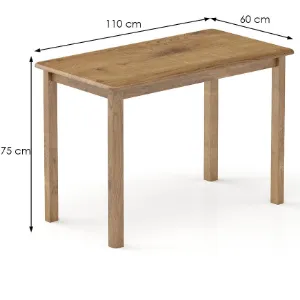 Obrazek Stół Sosna ST104-110x75x60 dąb