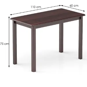 Obrazek Stół Sosna ST104-110x75x60 orzech