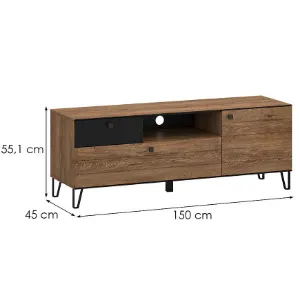 Obrazek Stolik RTV 2D1S Weil B burgund oak