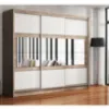 Obrazek Szafa Salwador 250 cm country grey/biały