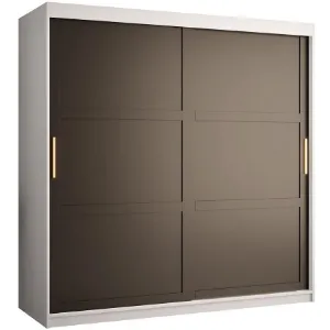Obrazek Szafa Amiro 1 180 biały/czarny