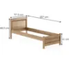 Obrazek Łóżko sosna LK125–90x200 kol dąb