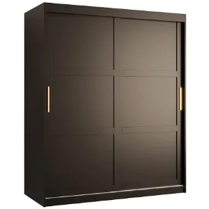 Szafa Amiro 1 150 czarny/czarny