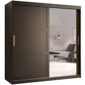 Obrazek Szafa Amiro 2 180 czarny/czarny