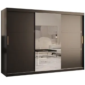 Obrazek Szafa Amiro 2 250 czarny/czarny