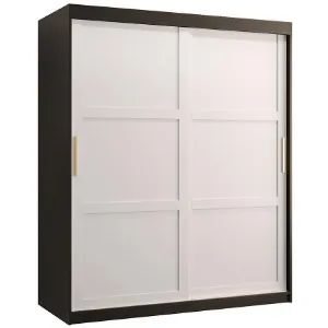 Szafa Amiro 1 150 czarny/biały