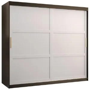 Szafa Amiro 1 200 czarny/biały