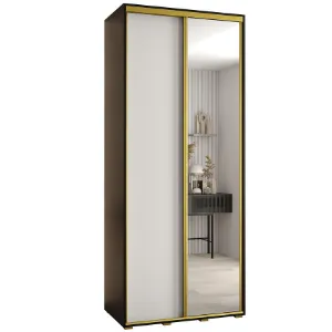 Szafa 45 Canaris 3 100 czarny/biały/gold