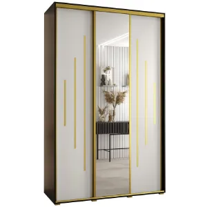 Obrazek Szafa 45 Canaris 13 160 czarny/biały/gold