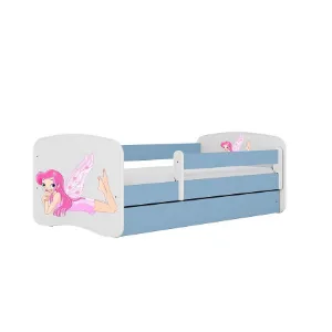 Łóżko Dziecięce Babydreams+Sz+M Niebieski 70x140 Wróżka 2