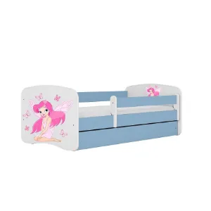 Łóżko Dziecięce Babydreams+Sz+M Niebieski 80x180 Wróżka 1