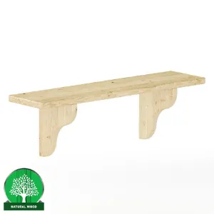Półka Sosna PK121-80x25x20 surowy