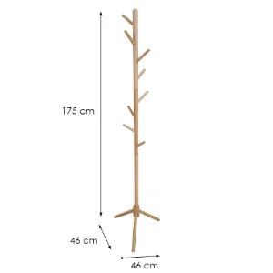 Obrazek Wieszak drewniany 9462 Wooden naturalny