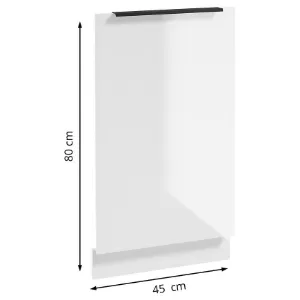 Obrazek Front zmywarki Basti B45 45x80x2 1D0S biała