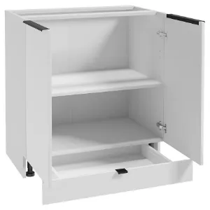 Obrazek Szafka kuchenna Basti B80 80x84x49 2D1S 4NN biała