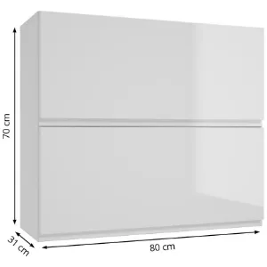 Obrazek Szafka kuchenna pod okap Paro A80 80x70x31 2D0S biała