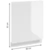 Obrazek Front zmywarki Paro B60 60x81x2 1D0S biała