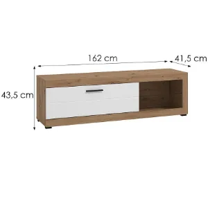 Obrazek Szafka RTV Remo Artisan/Biały 11013493