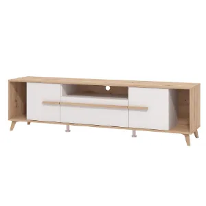 Obrazek Szafka RTV Orleans Artisan/Biały 11013346