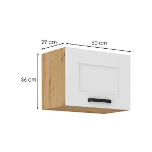 Obrazek Szafka kuchenna LUNA biały mat/artisan 50gu-36 1f