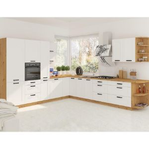 Obrazek Szafka kuchenna LUNA biały mat/artisan 50gu-36 1f