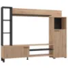 Obrazek Meblościanka Retimno Artisan/Czarny 11013492