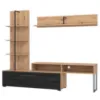 Obrazek Meblościanka Evora Artisan/Czarny 11011202
