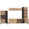 Obrazek Meblościanka Avignon Artisan/Czarny 11013348