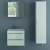 Obrazek Szafka lustrzana Malaga E60 biała 521555