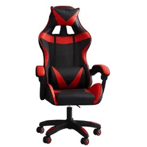 Obrazek Fotel gamingowy Antyd 8681 czarny/czerwony