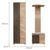 Obrazek Garderoba Pedro II HJZ PD2+P hickory jackson/czarny