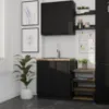 Obrazek Kuchnia Siena Czarny Mat 80cm Bez Blatu