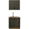 Obrazek Kuchnia Stilo Grafit/Artisan 80cm Bez Blatu